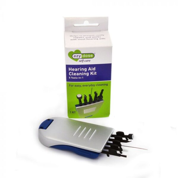 all-in-one hearing aid cleaning kit